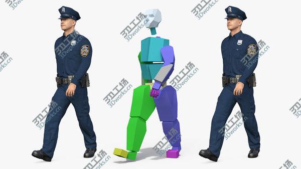 images/goods_img/20210312/3D NYPD Police Officer Fur Rigged/4.jpg
